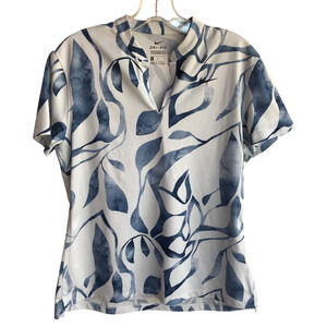 Nike Dri-Fit Womens Sport Shirt 4 Golf Tennis Outside Cooling Mesh Fabric size M
